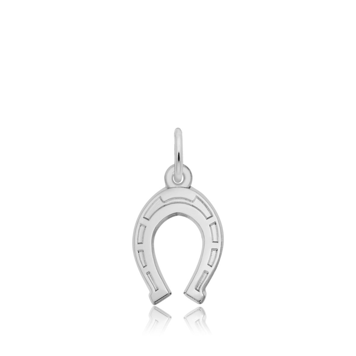 Horseshoe Charm in Sterling Silver