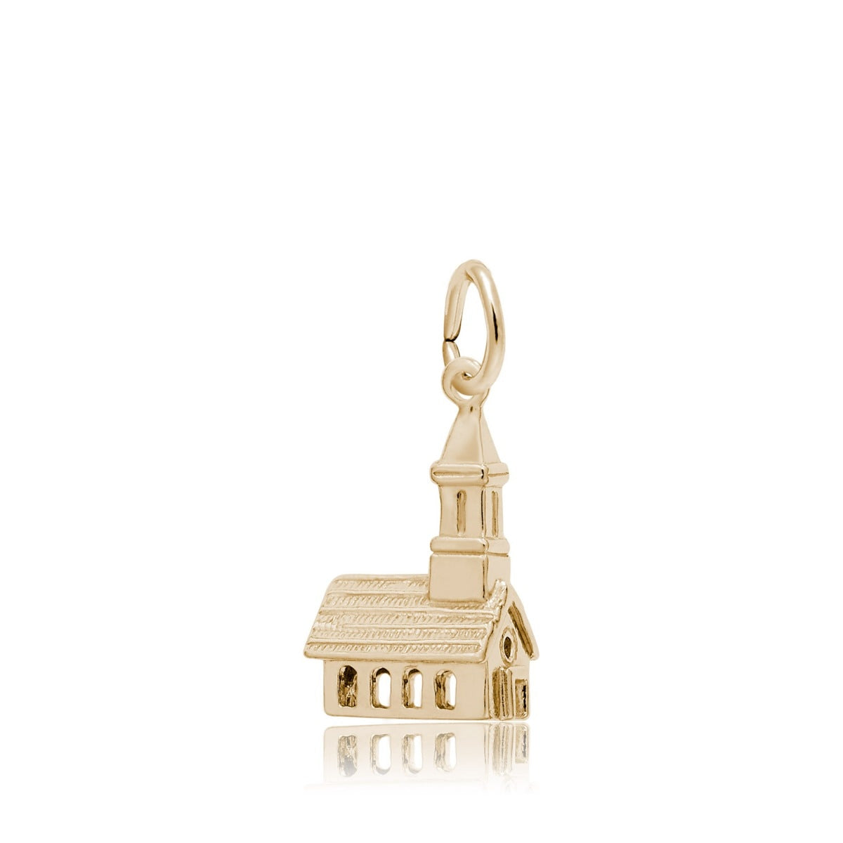 Church Charm in 14K Yellow Gold