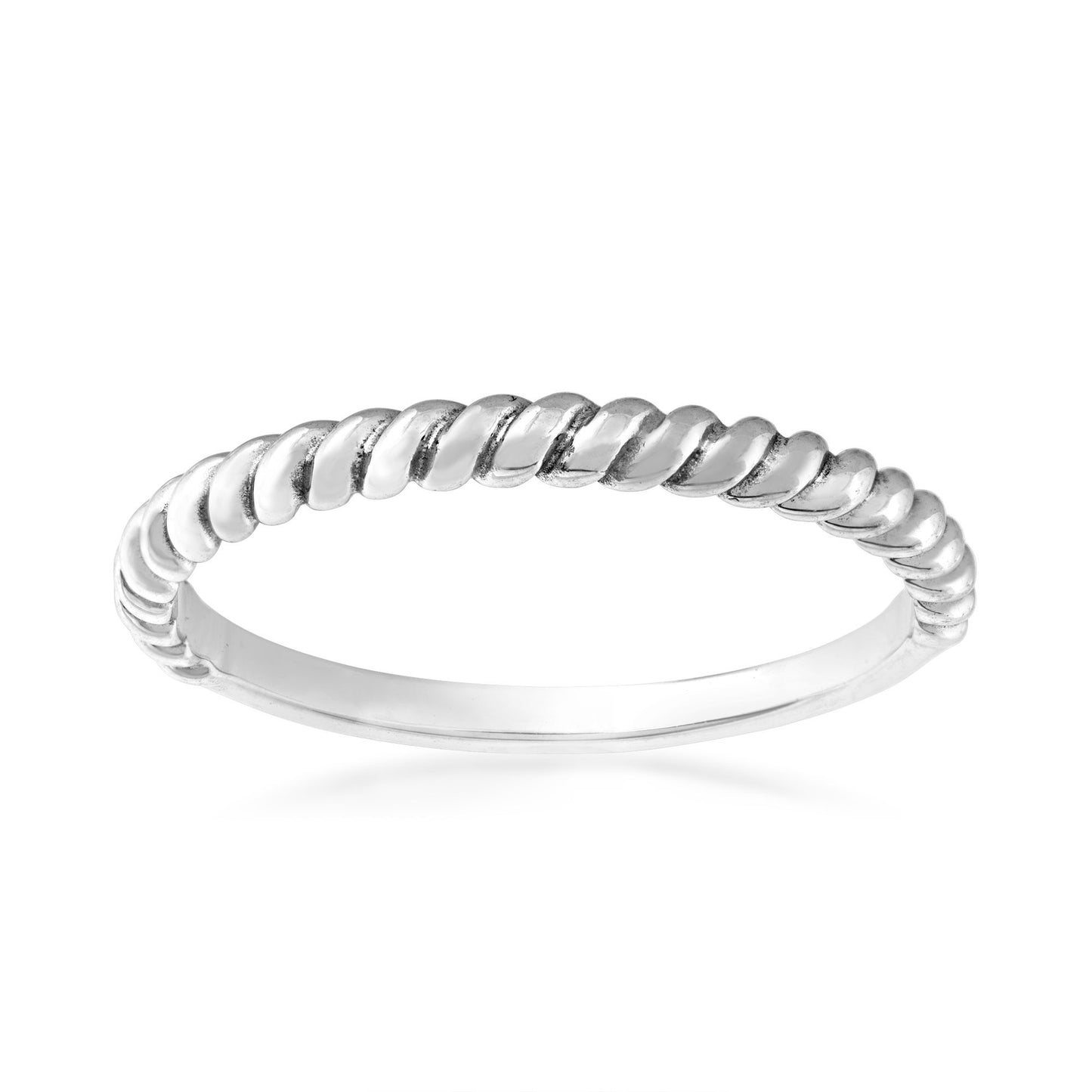 Perfect Match Stackable Fashion Ring in 10 Kt. White Gold