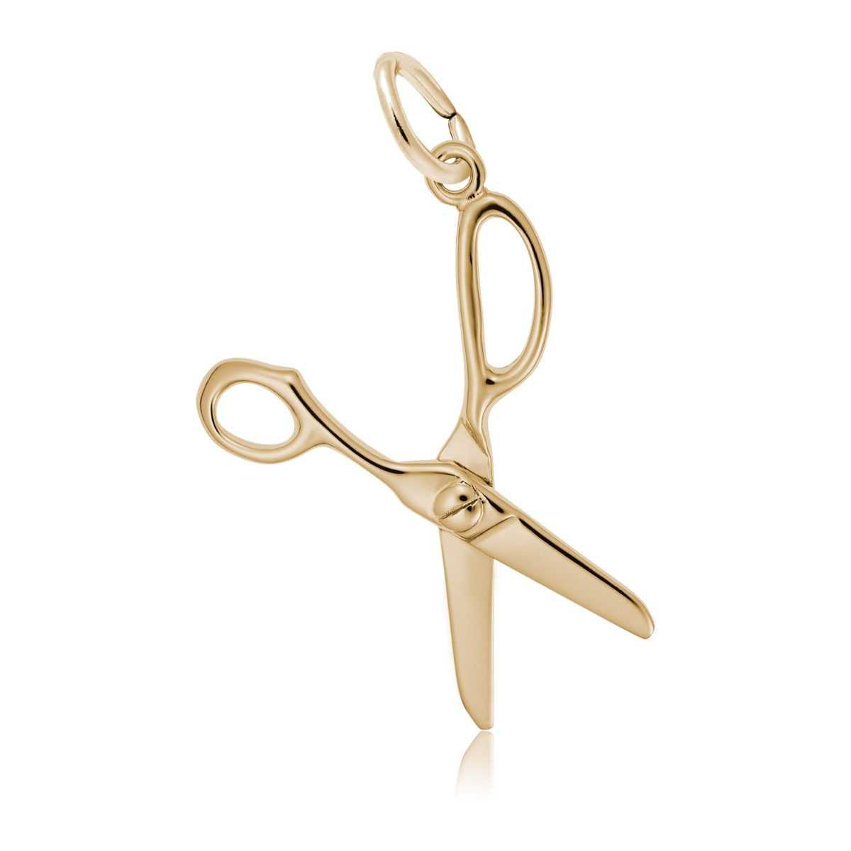 Scissors Charm in 14K Yellow Gold
