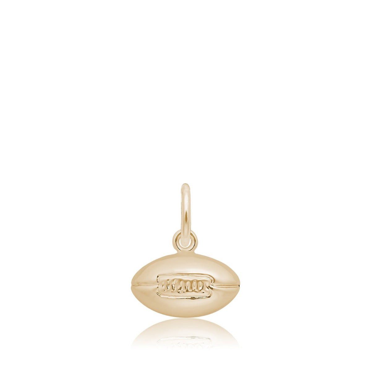 Football Charm in 14K Yellow Gold