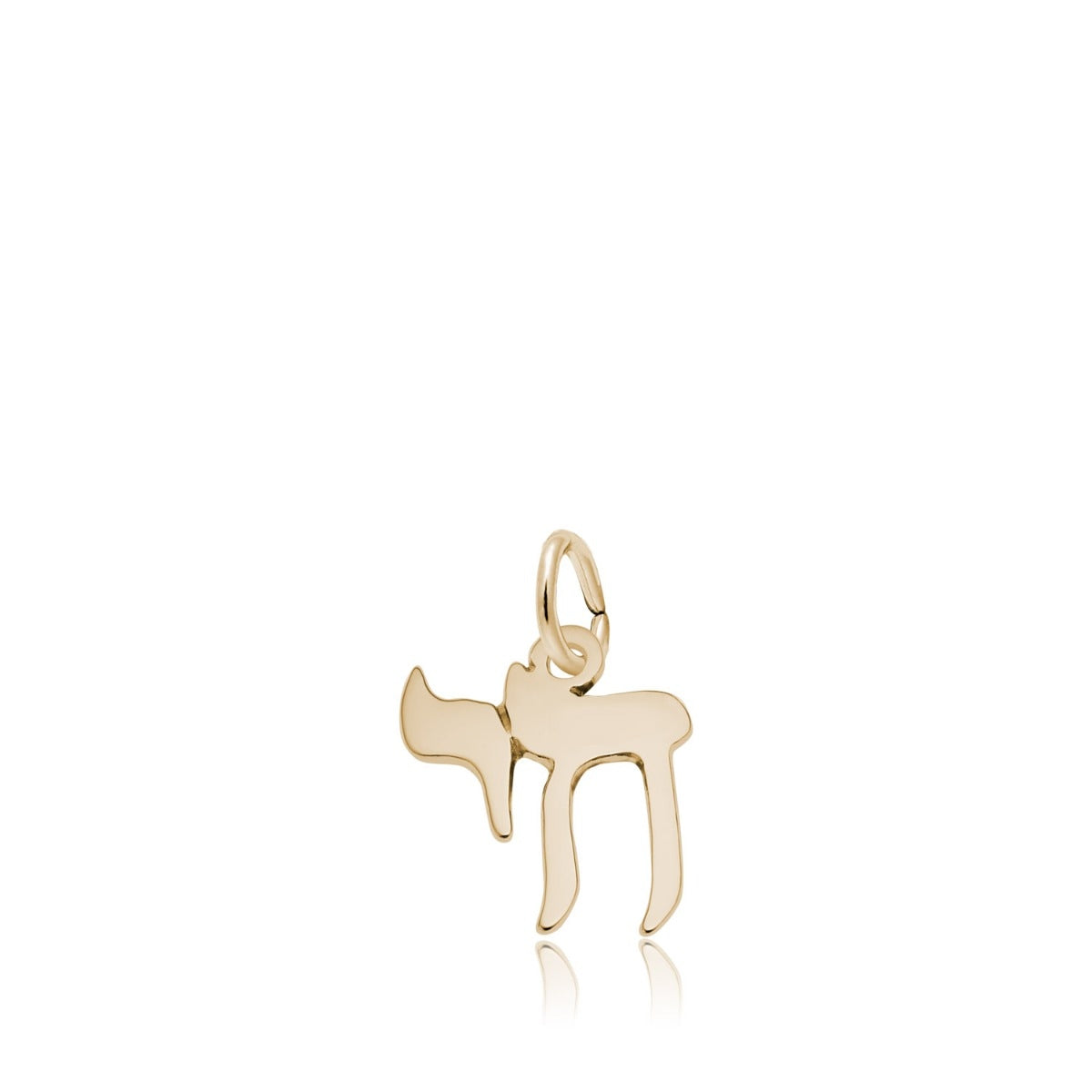 Small Chai Charm in 14K Yellow Gold