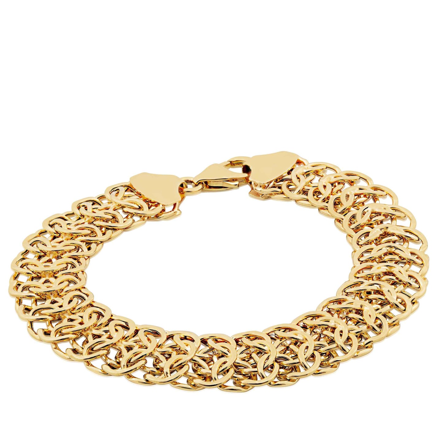 18-inch Woven Necklace in 10K Yellow Gold