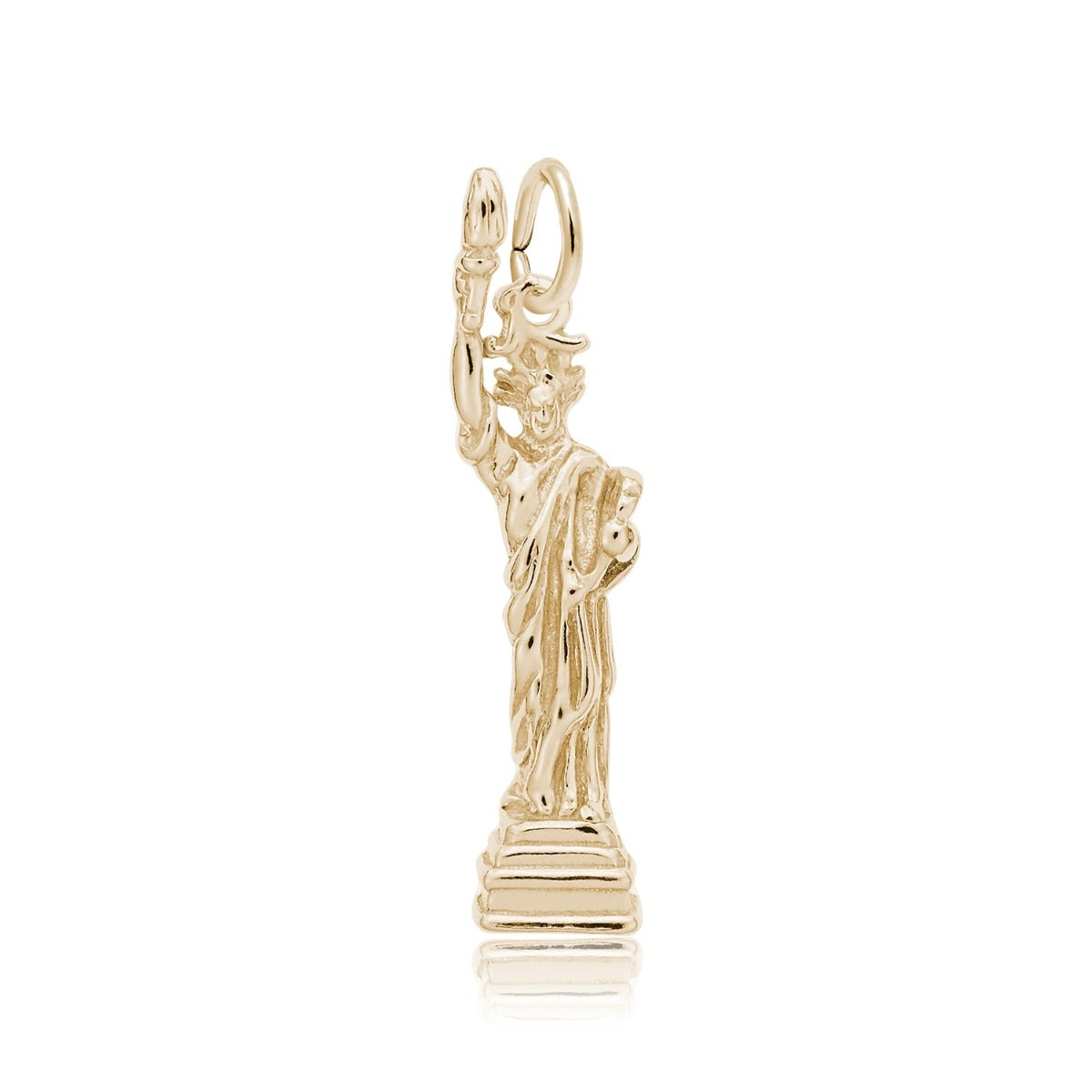 Statue of Liberty Charm in 14K Yellow Gold