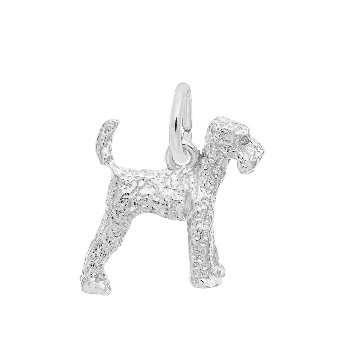 Airedale Charm in Sterling Silver
