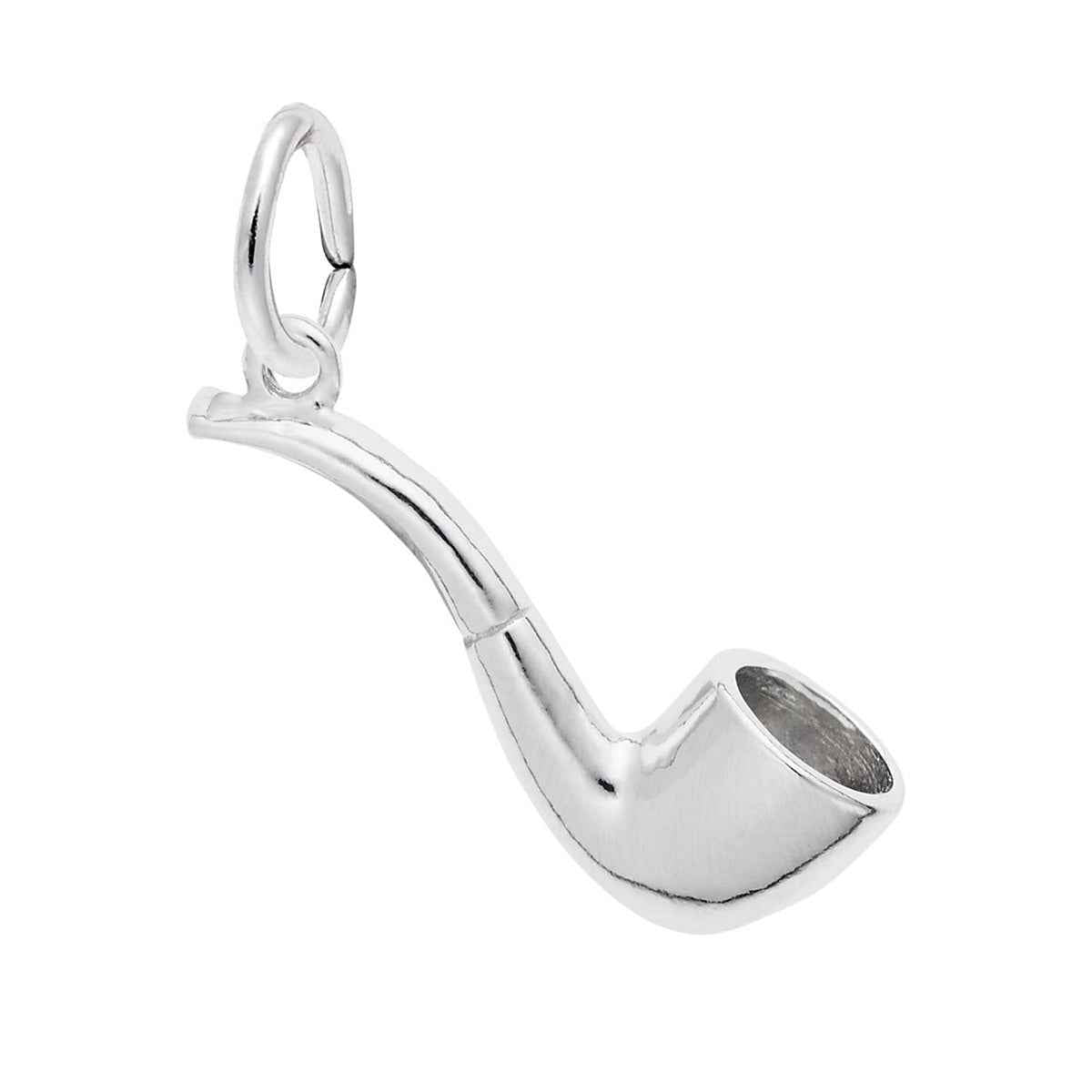 Pipe Charm in Sterling Silver