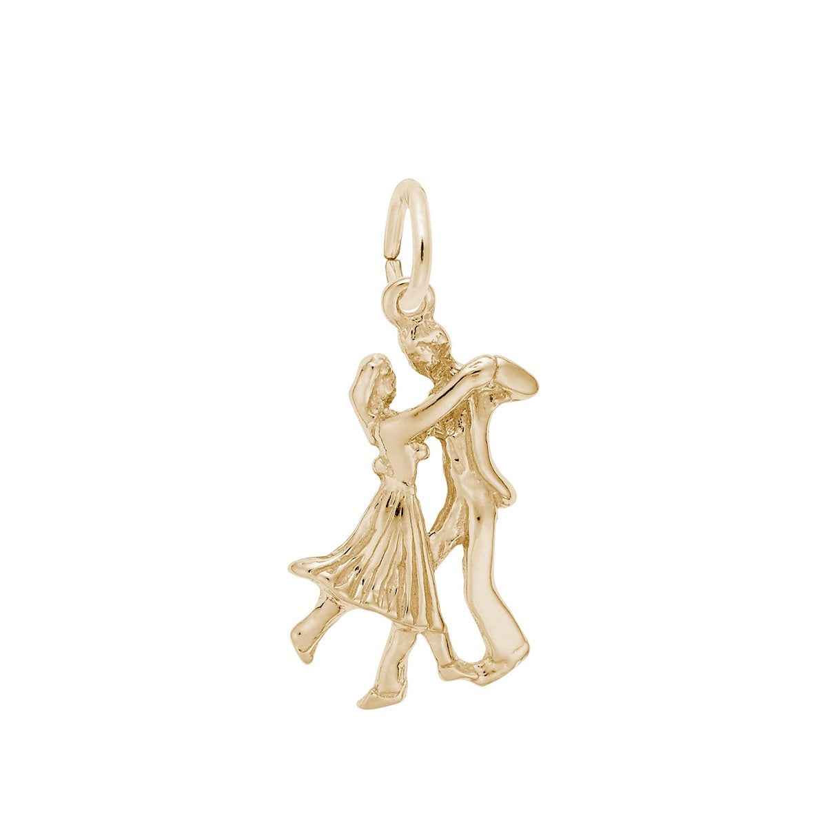 Dancers Charm in 14K Yellow Gold