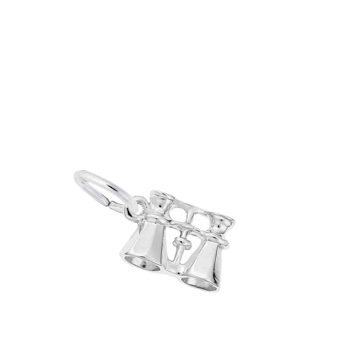 Binoculars Charm in Sterling Silver