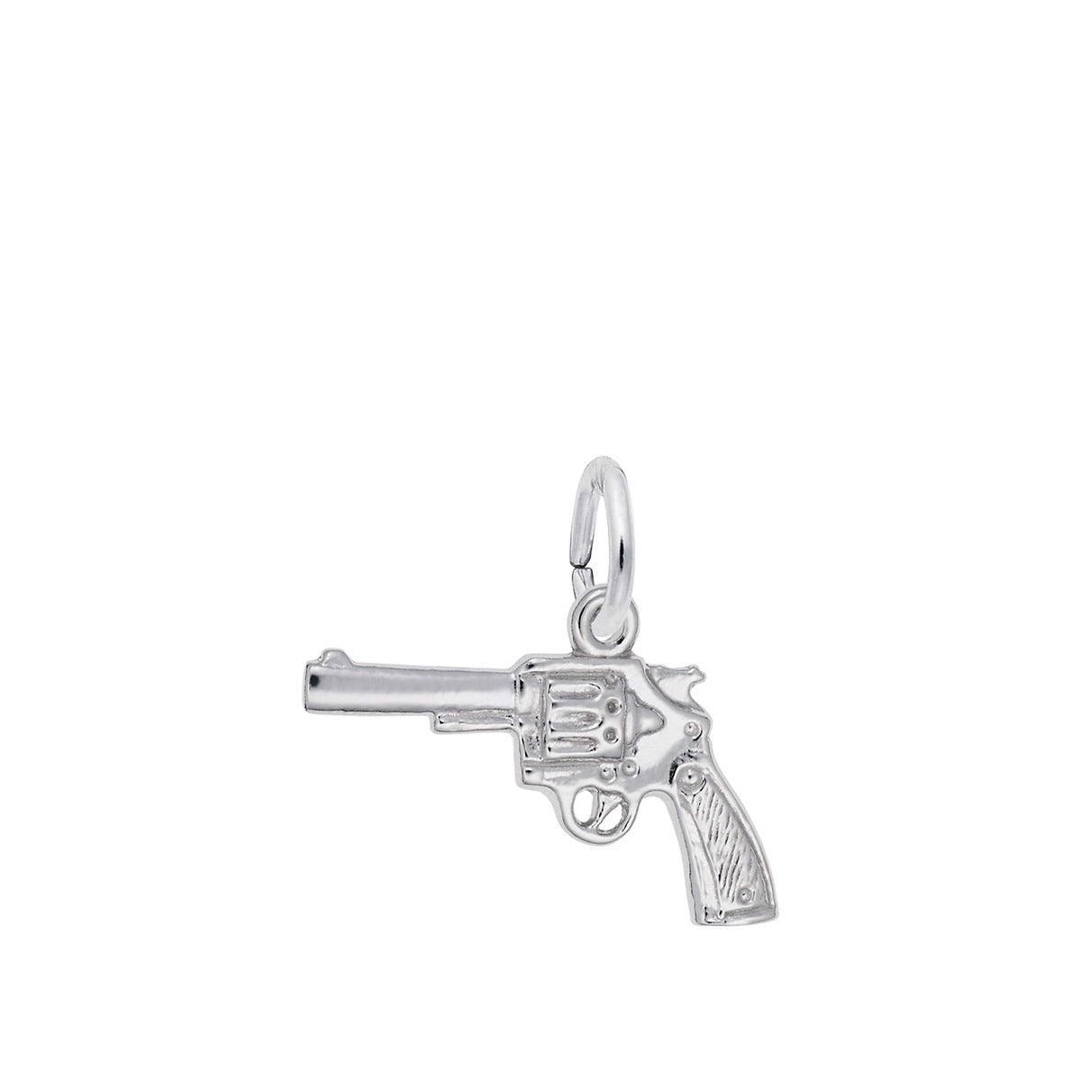 Gun Charm in Sterling Silver