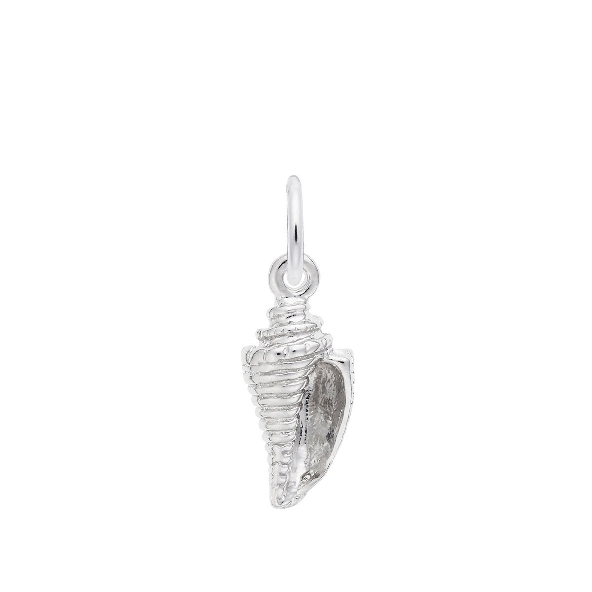 Conch Shell Charm in Sterling Silver