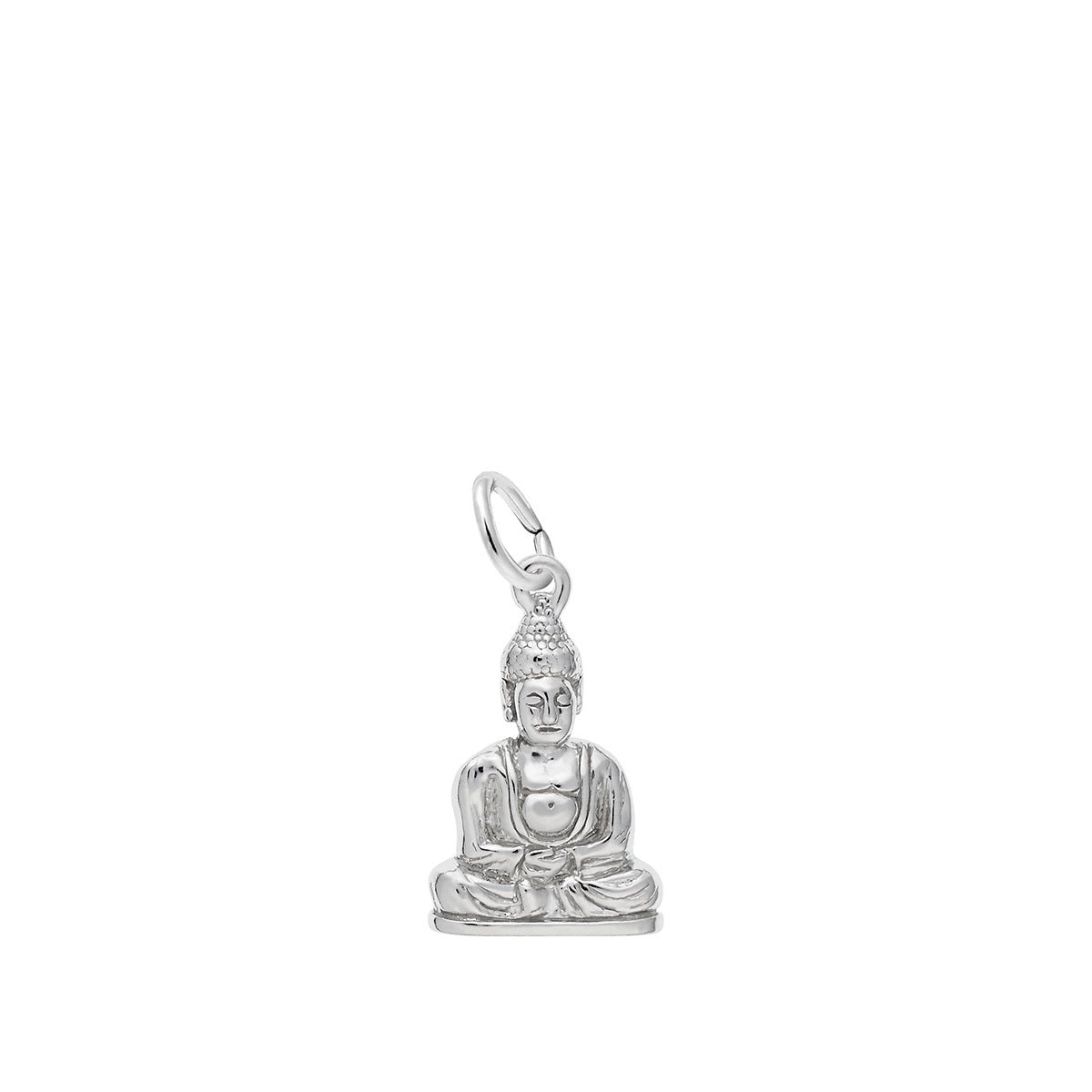 Buddha Charm in Sterling Silver