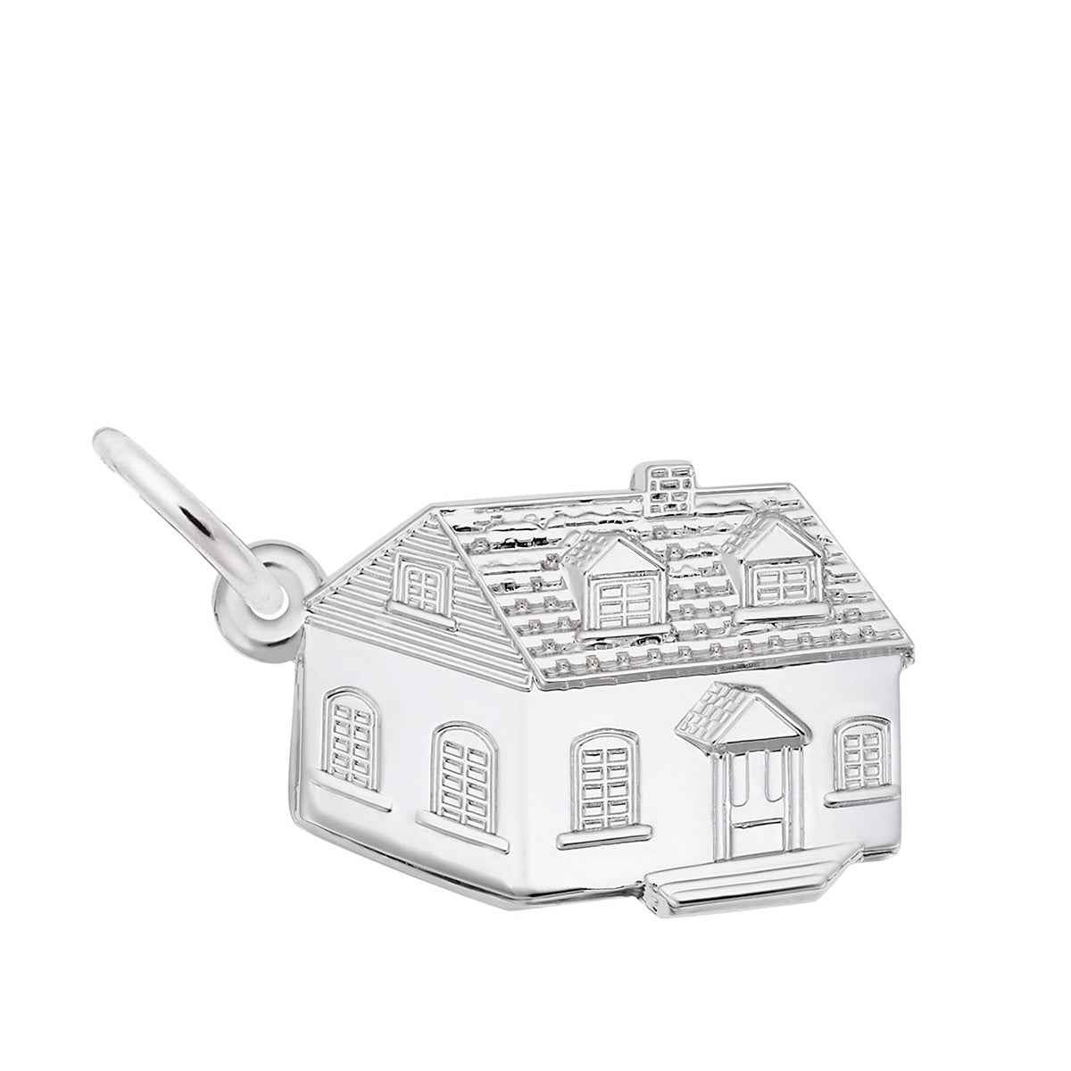 House Charm in Sterling Silver