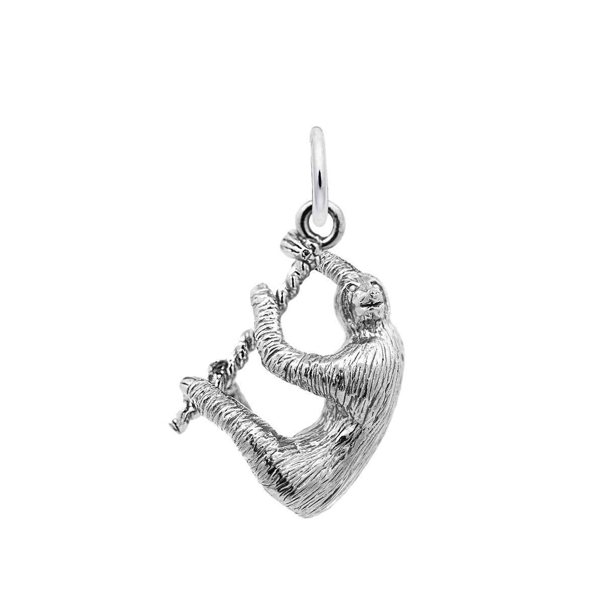 Sloth Charm in Sterling Silver