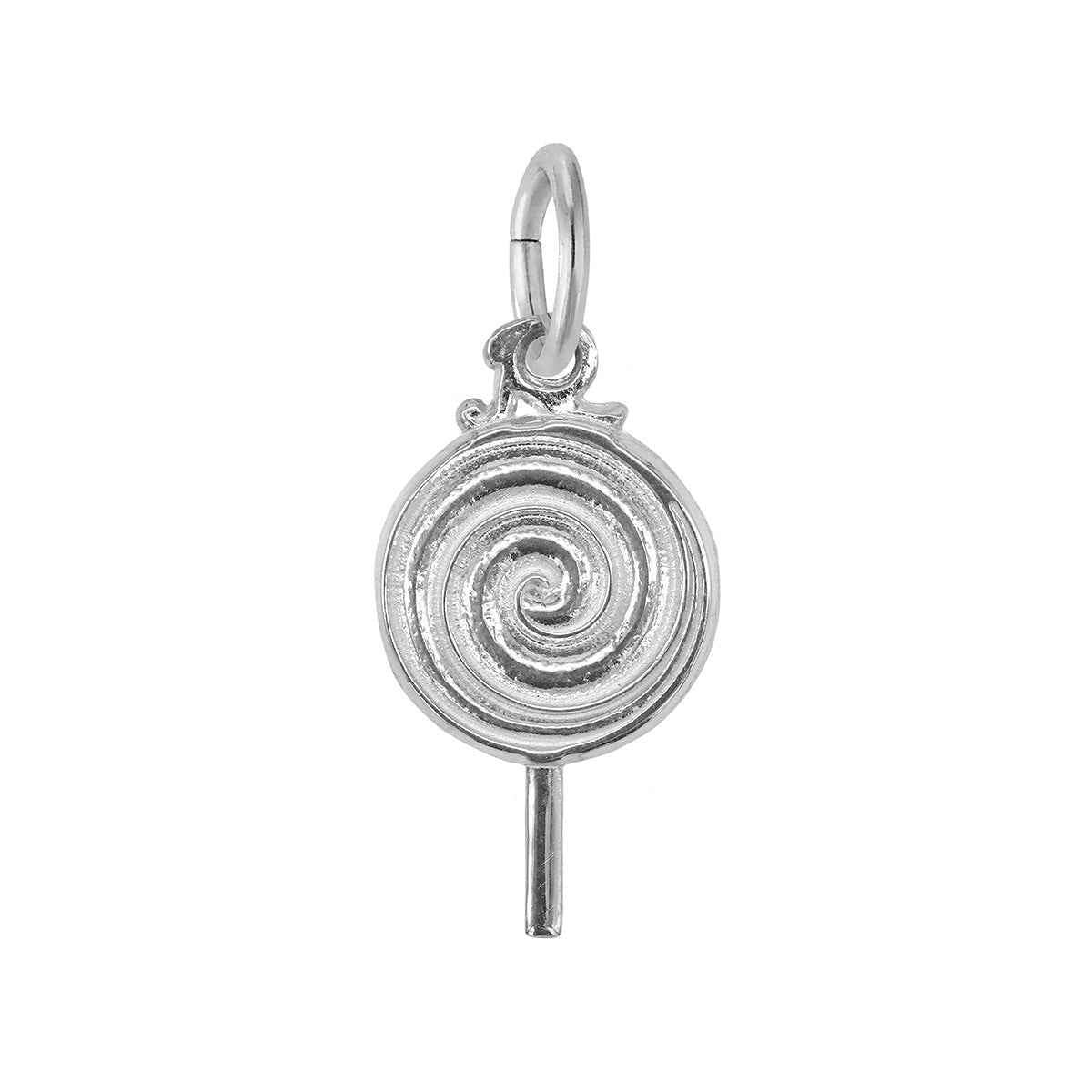 Lollipop Charm in Sterling Silver