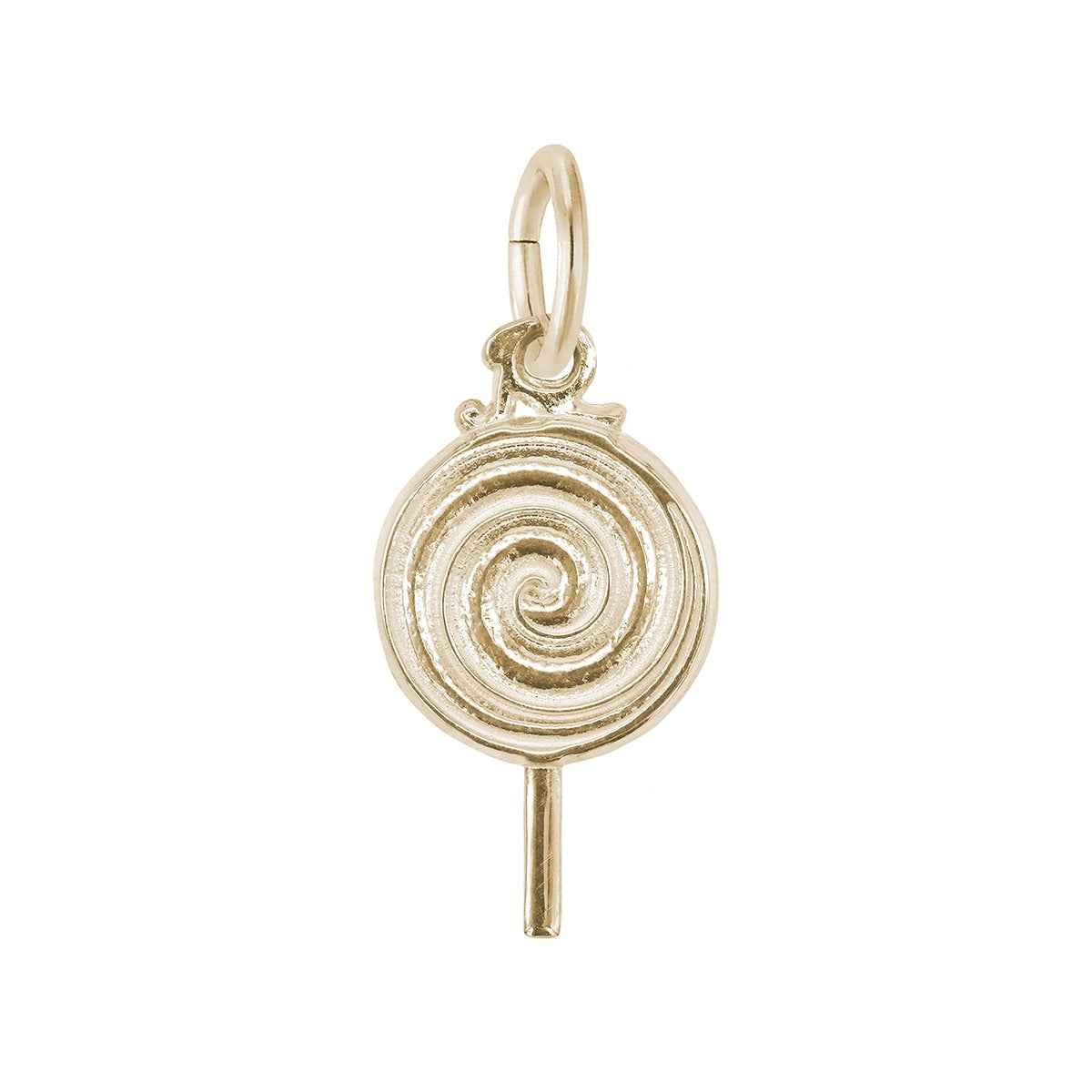 Lollipop Charm in 14K Yellow Gold