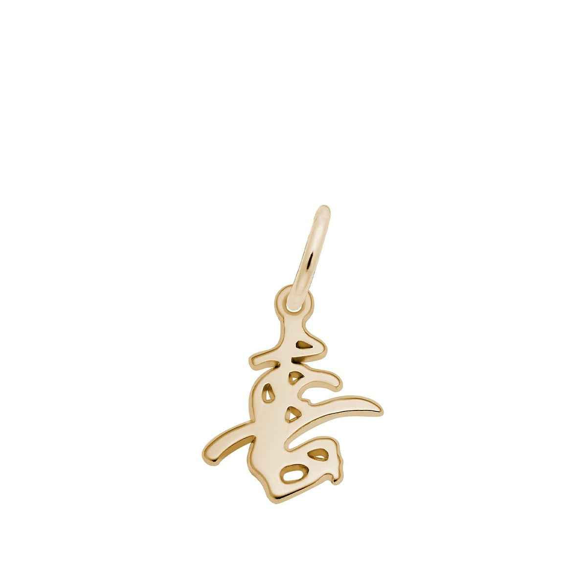 Happiness Symbol Charm in 14K Yellow Gold