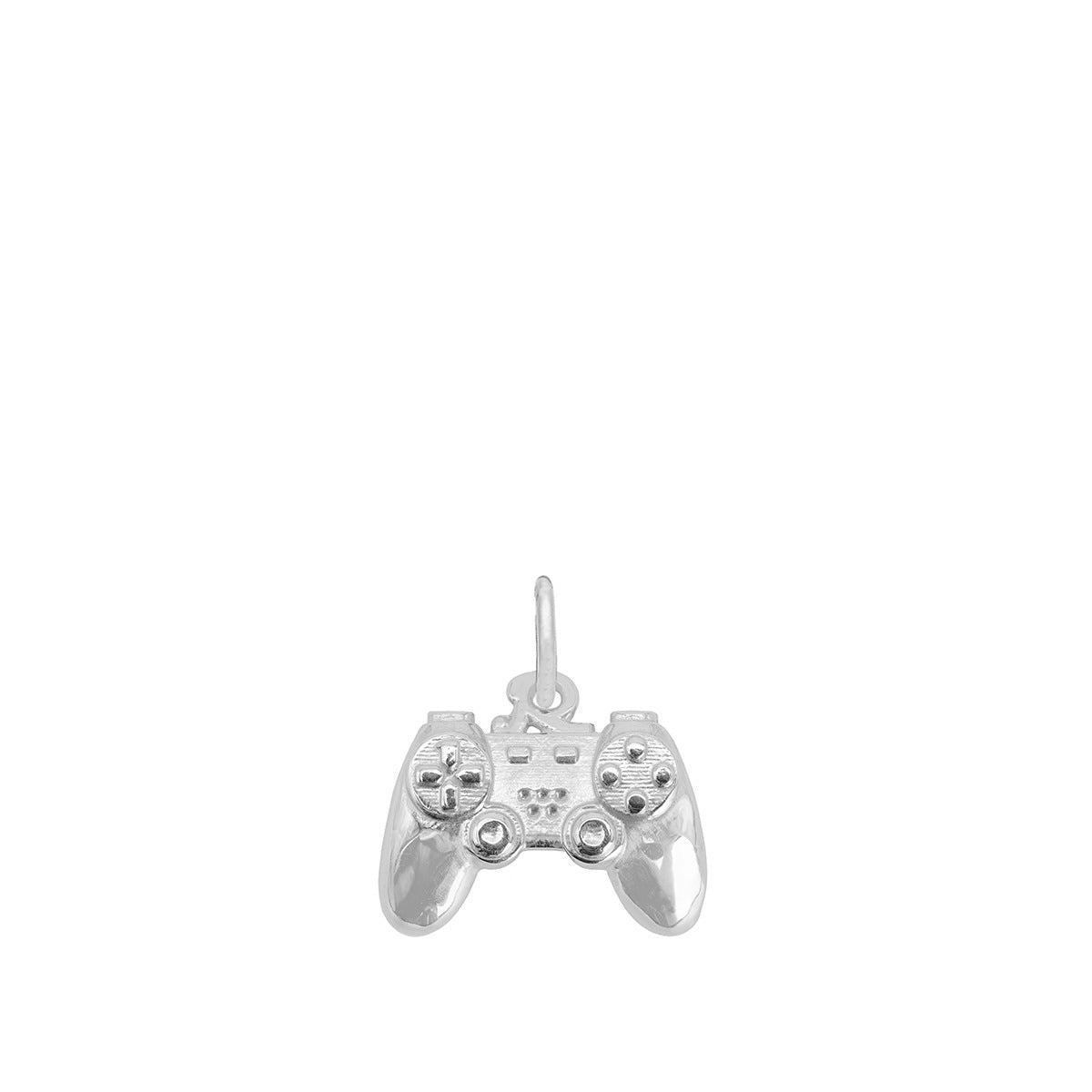 Game Controller Charm in Sterling Silver