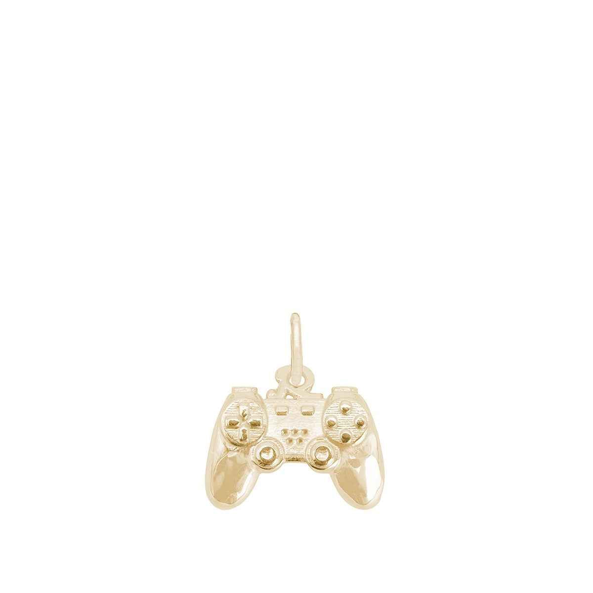 Game Controller Charm in 14K Yellow Gold