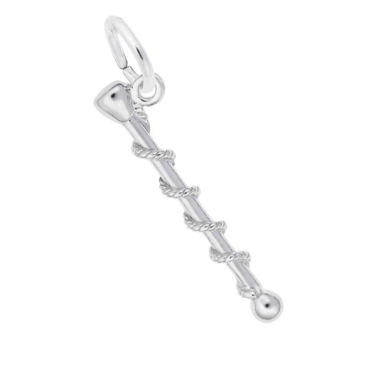 Baton Charm in Sterling Silver