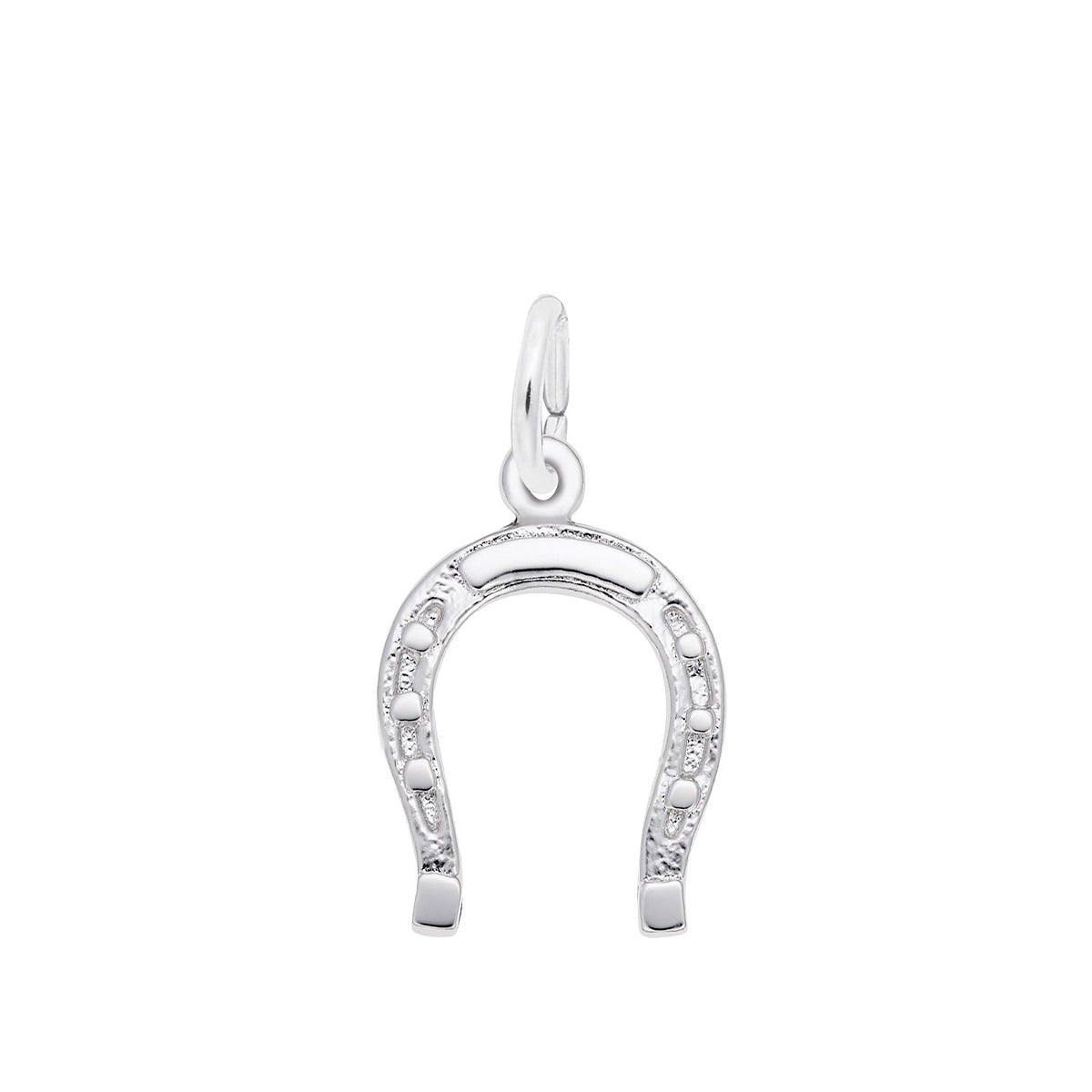 Horseshoe Charm in Sterling Silver