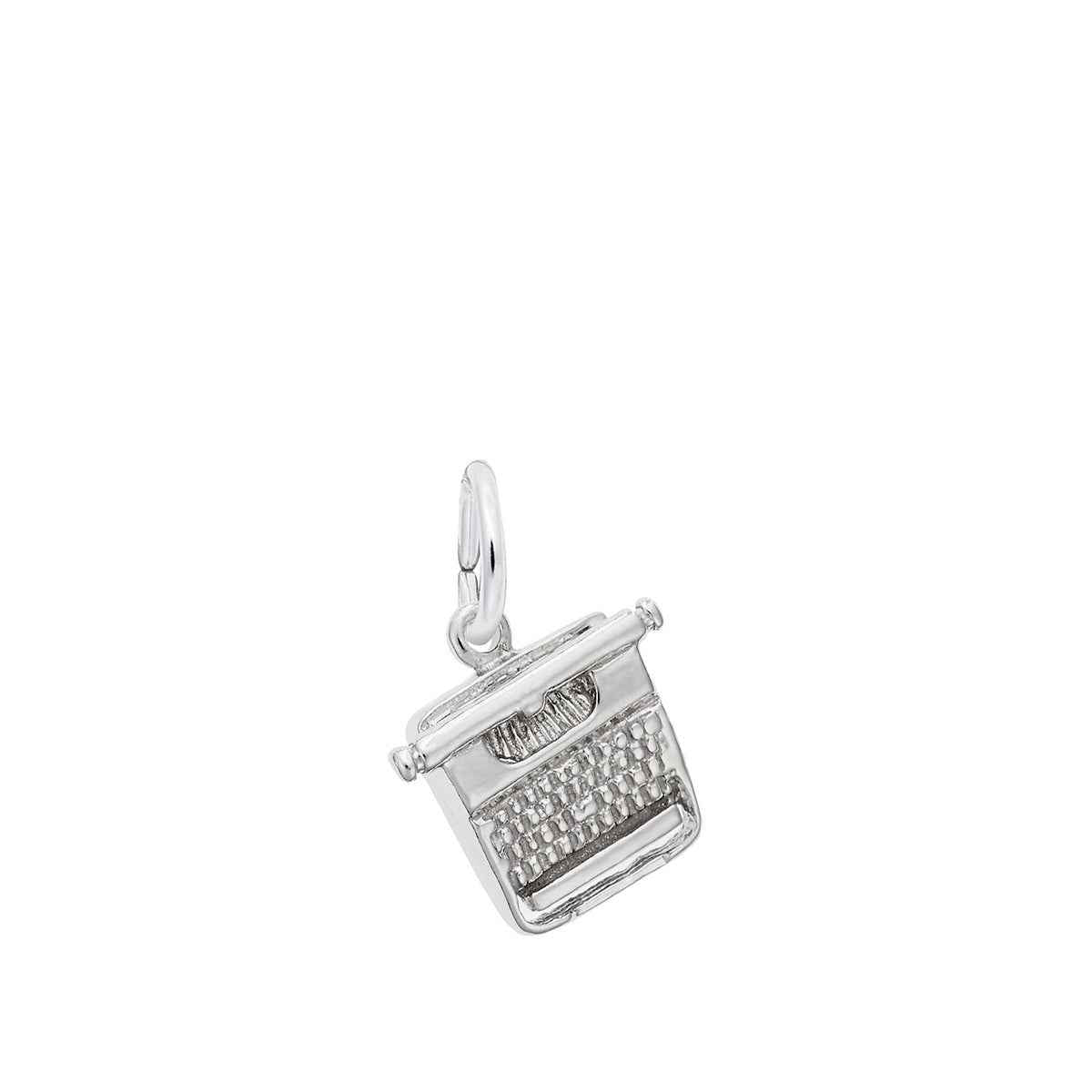 Typewriter Charm in Sterling Silver