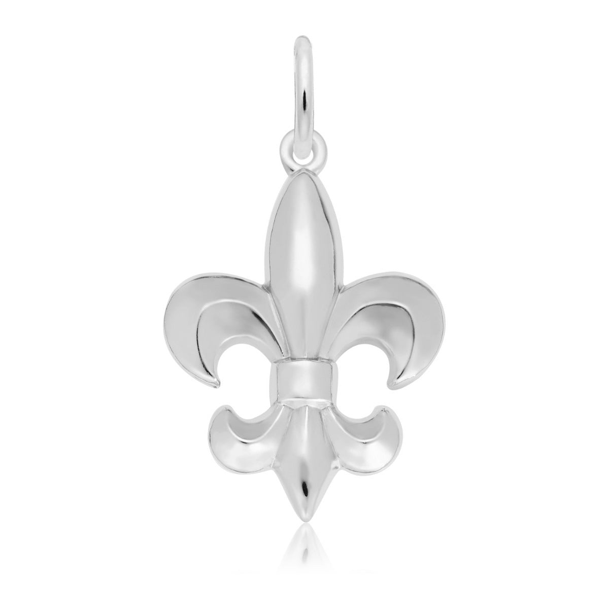 Fleur de Lis Charm in Sterling Silver