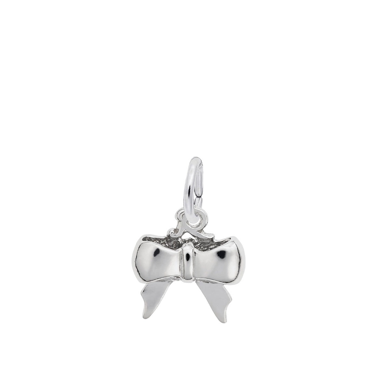 Bow Charm in Sterling Silver
