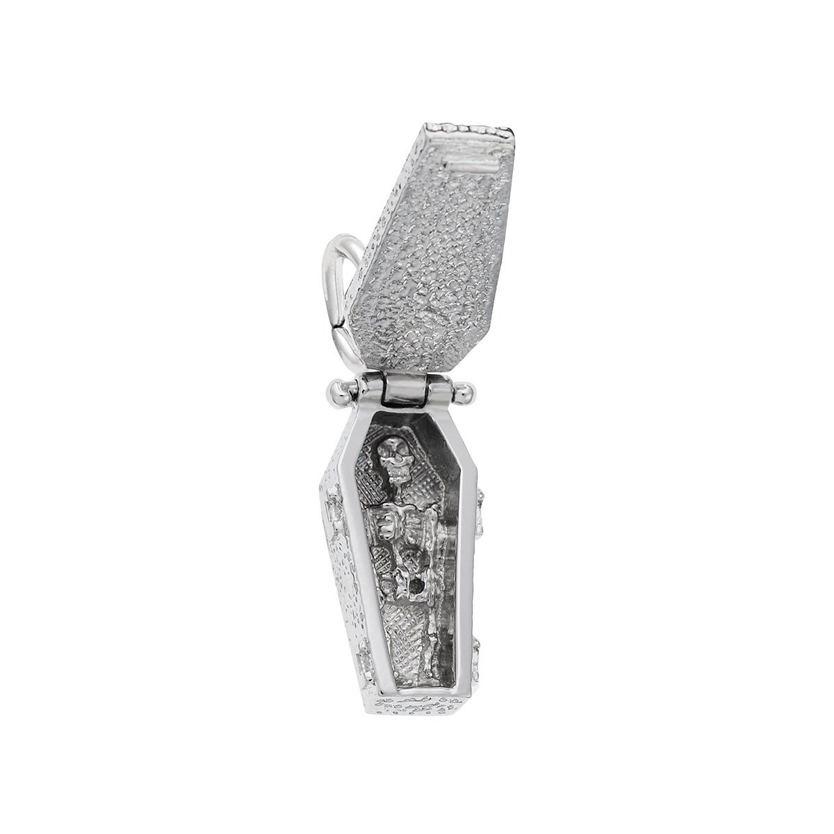 Coffin Charm in Sterling Silver