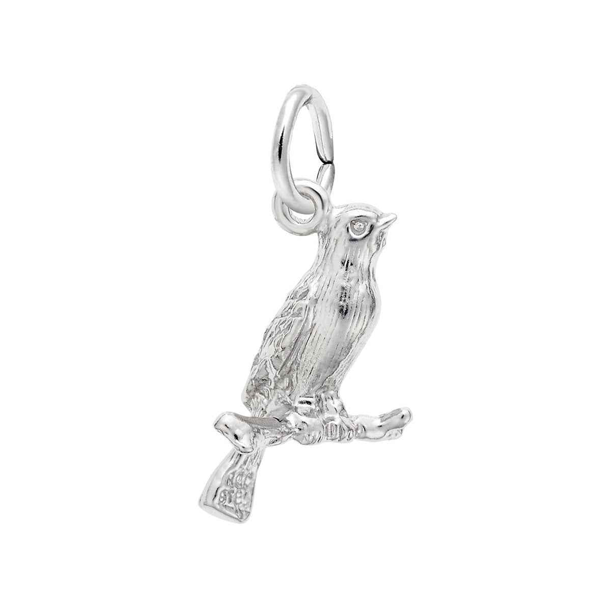Canary Charm in Sterling Silver