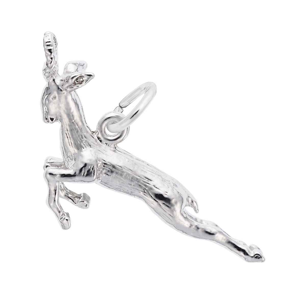 Antelope Charm in Sterling Silver