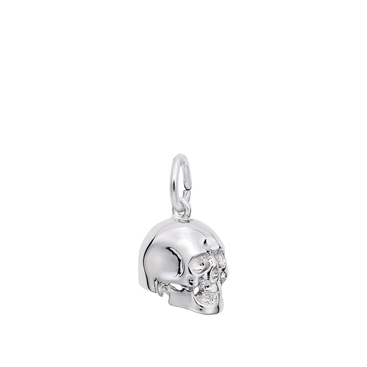 Skull Charm in Sterling Silver