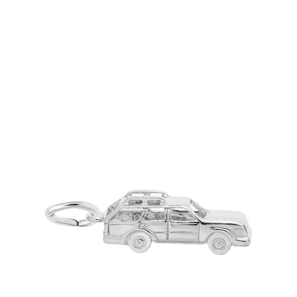 Station Wagon Charm in Sterling Silver