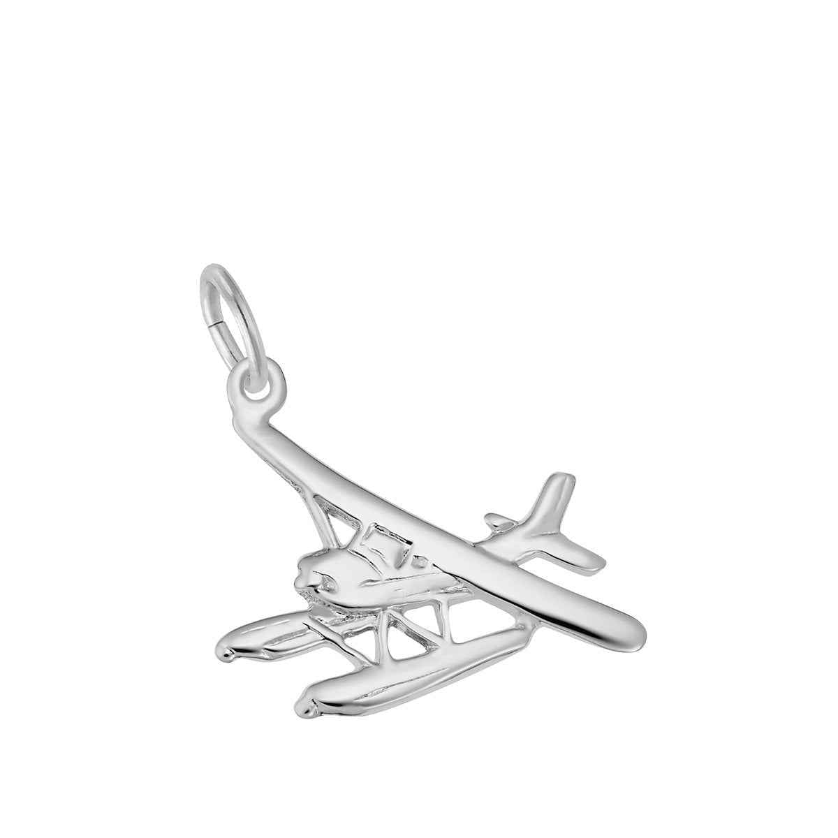 Seaplane Charm in Sterling Silver