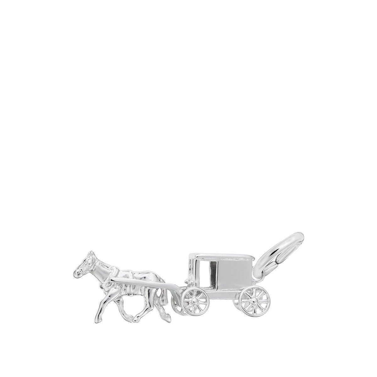 Amish Wagon Charm Sterling Silver