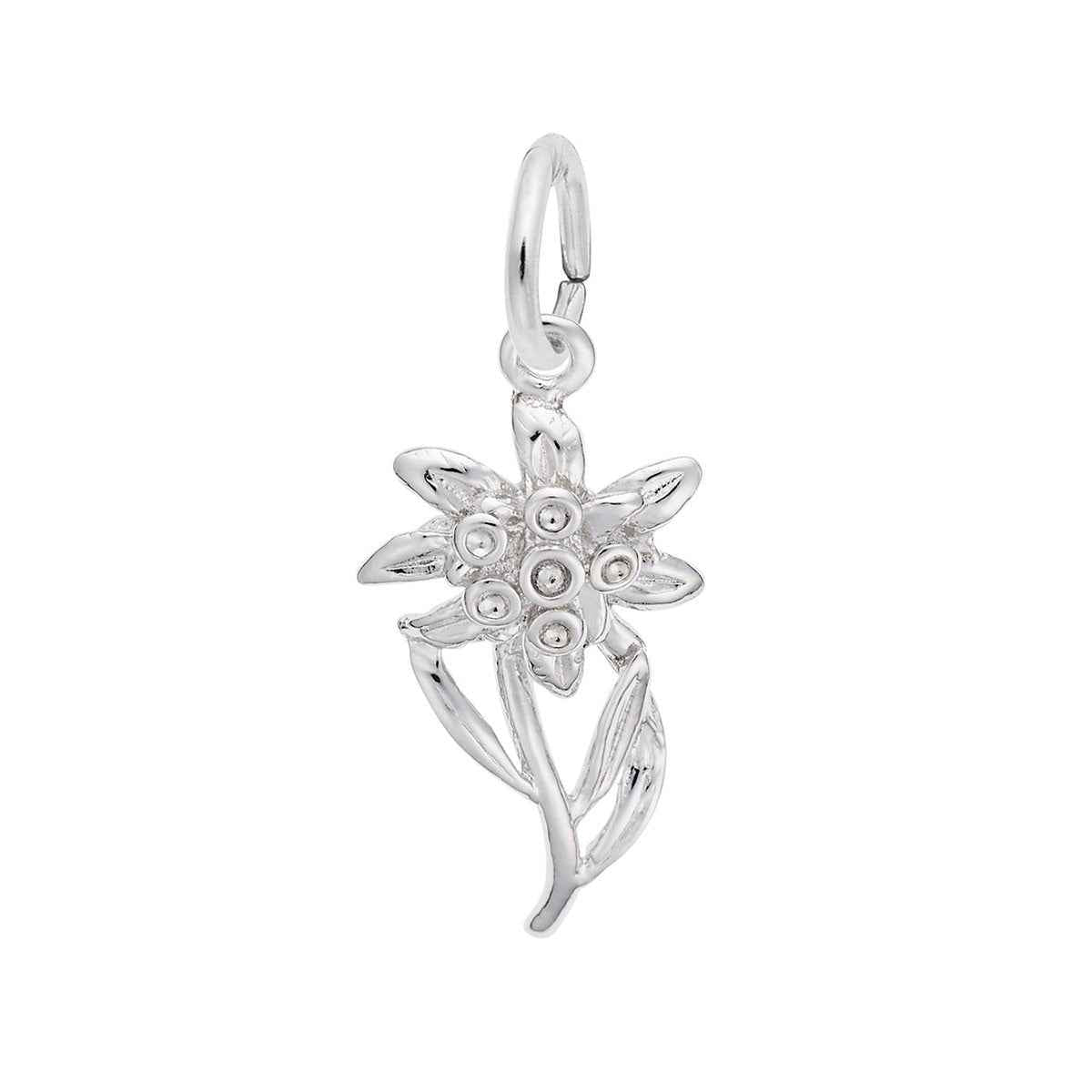 Edelweiss Charm in Sterling Silver