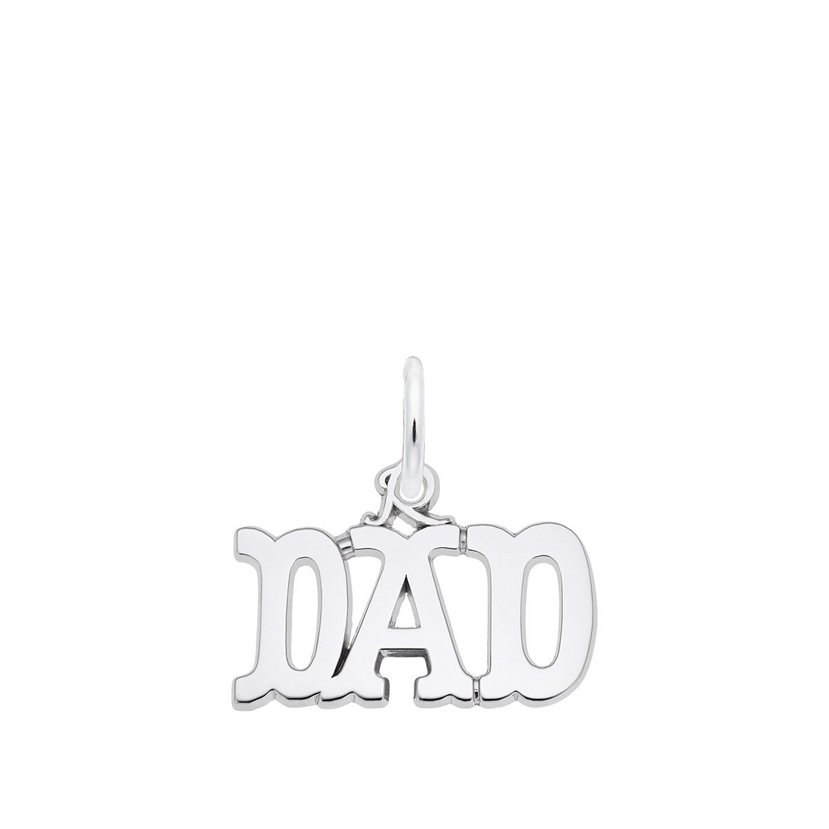 Dad Charm Sterling Silver