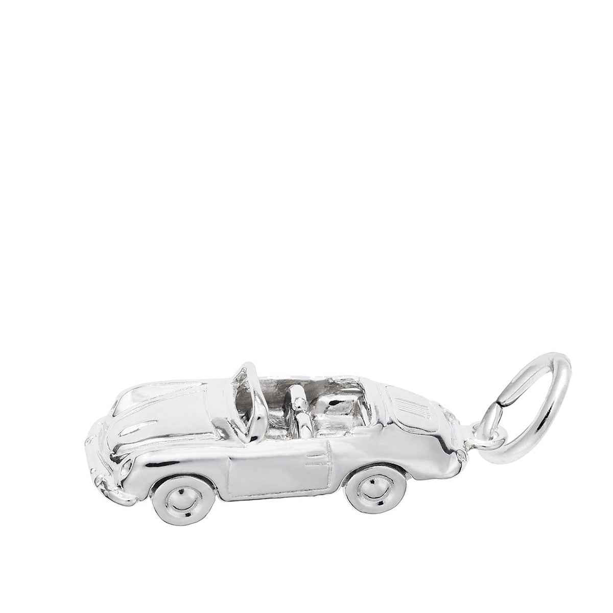 Speedster Charm in Sterling Silver