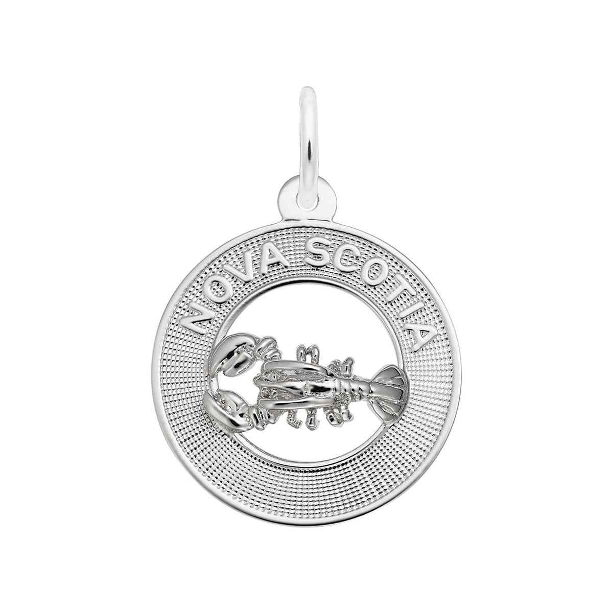 Nova Scotia Lobster Charm in Sterling Silver