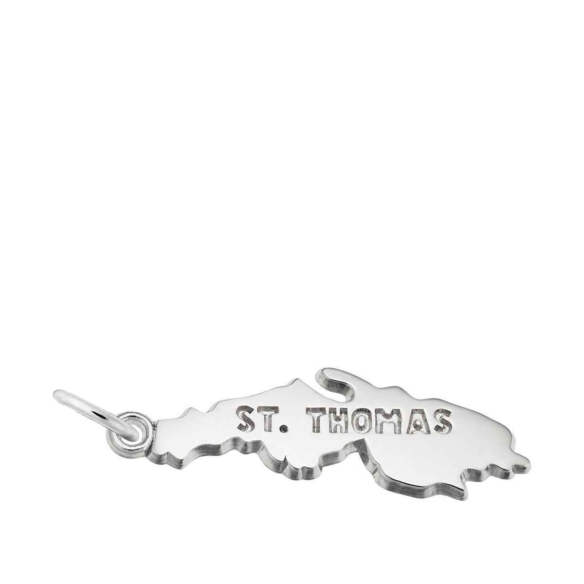 St. Thomas Charm in Sterling Silver
