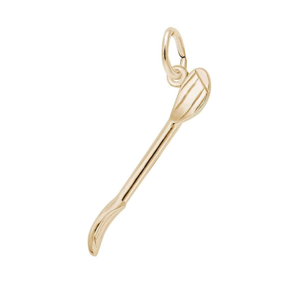 Kayak Paddle Charm in 14K Yellow Gold