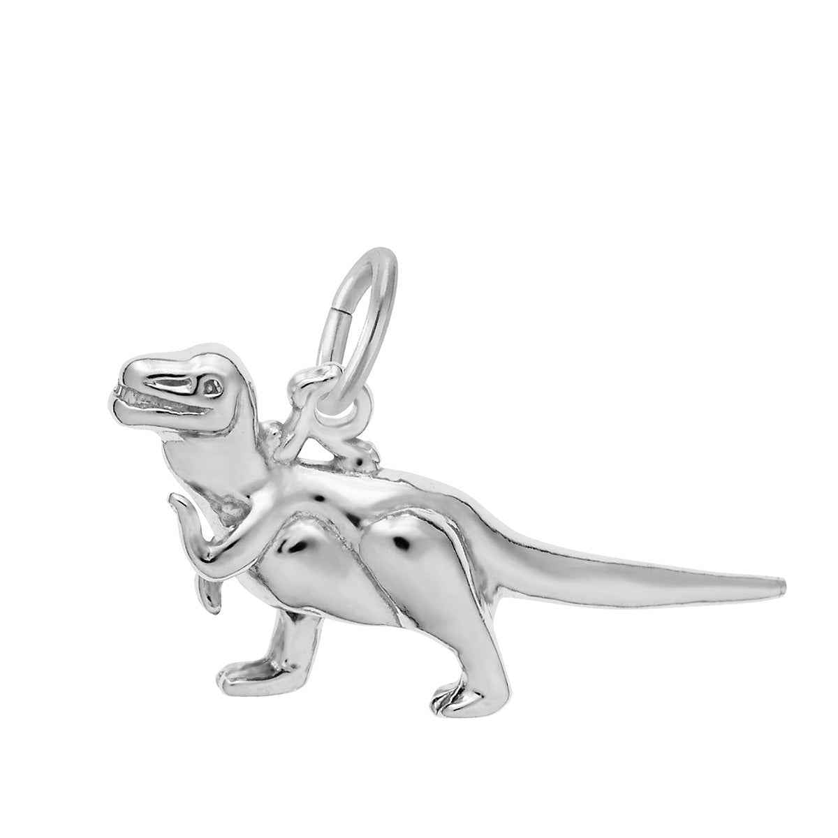 T-Rex Charm in Sterling Silver