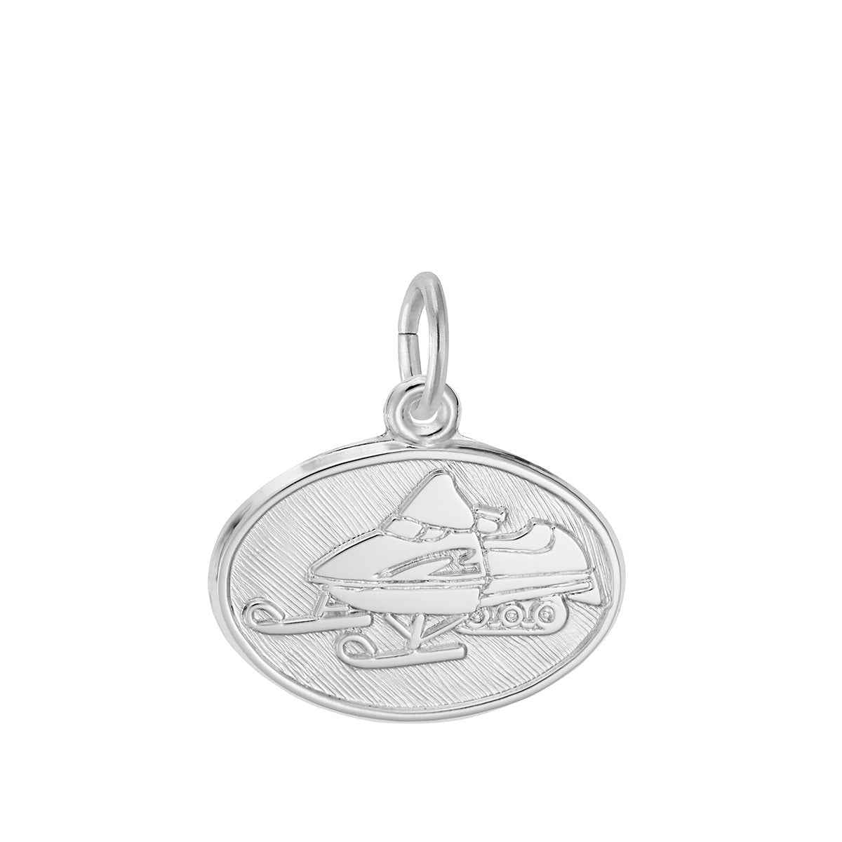 Snowmobile Charm in Sterling Silver