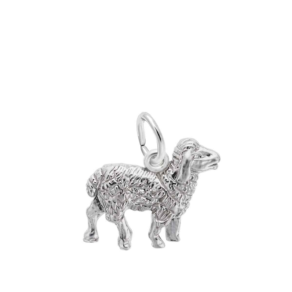 Sheep Charm in Sterling Silver