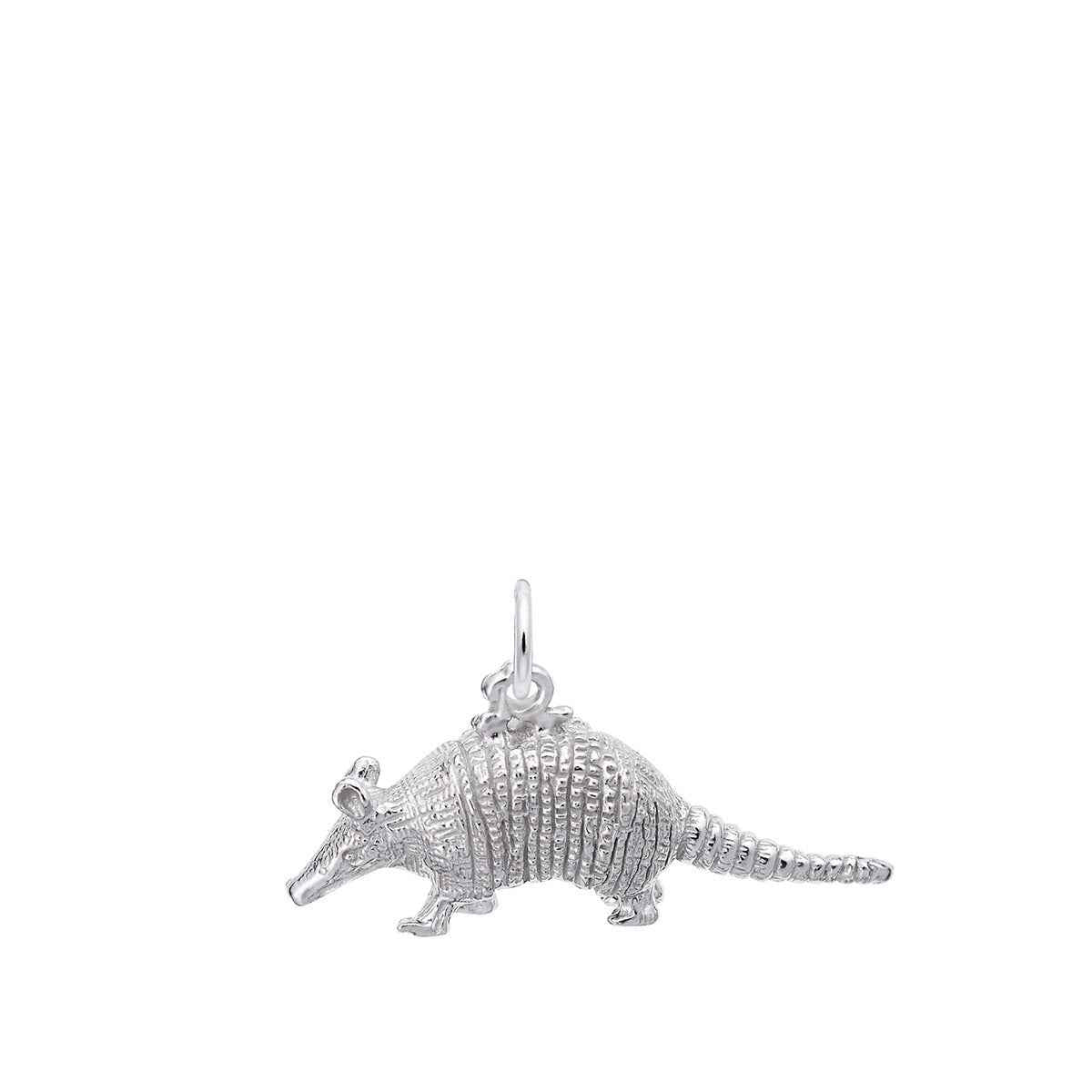 Armadillo Charm in Sterling Silver