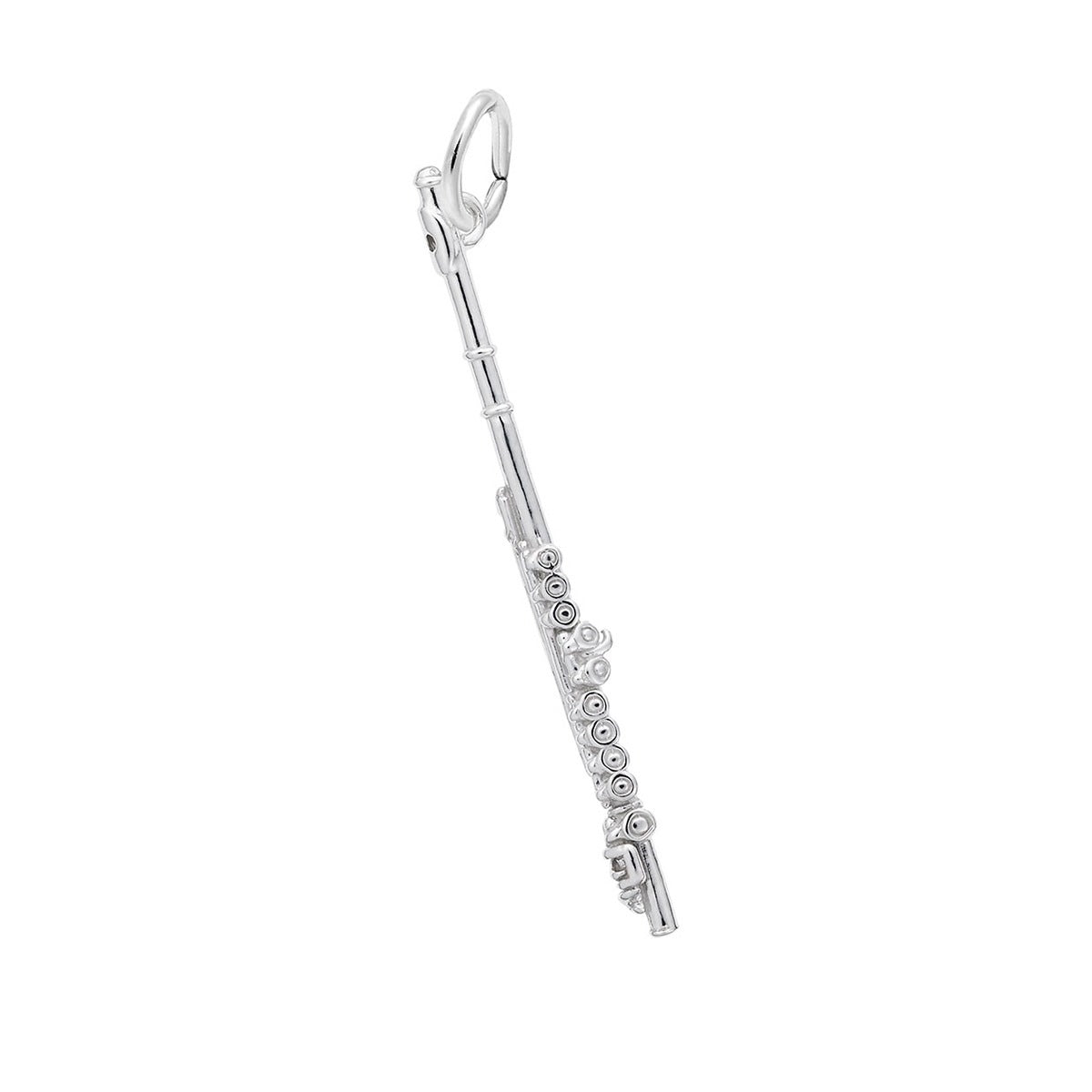Flute Charm Sterling Silver