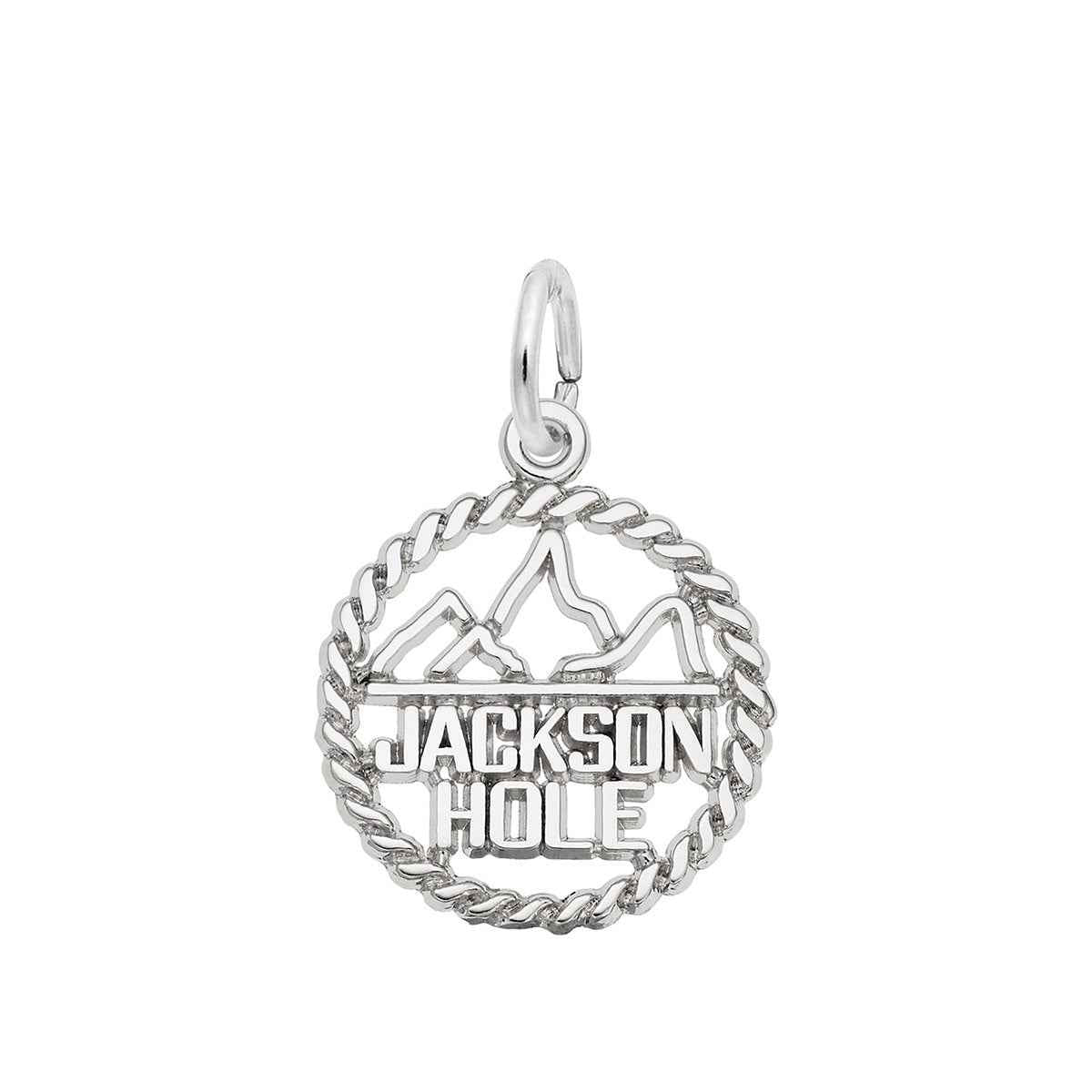 Jackson Hole Charm in Sterling Silver