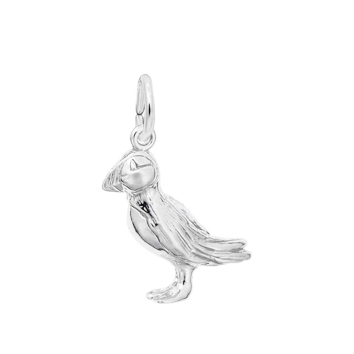 Puffin Charm in Sterling Silver
