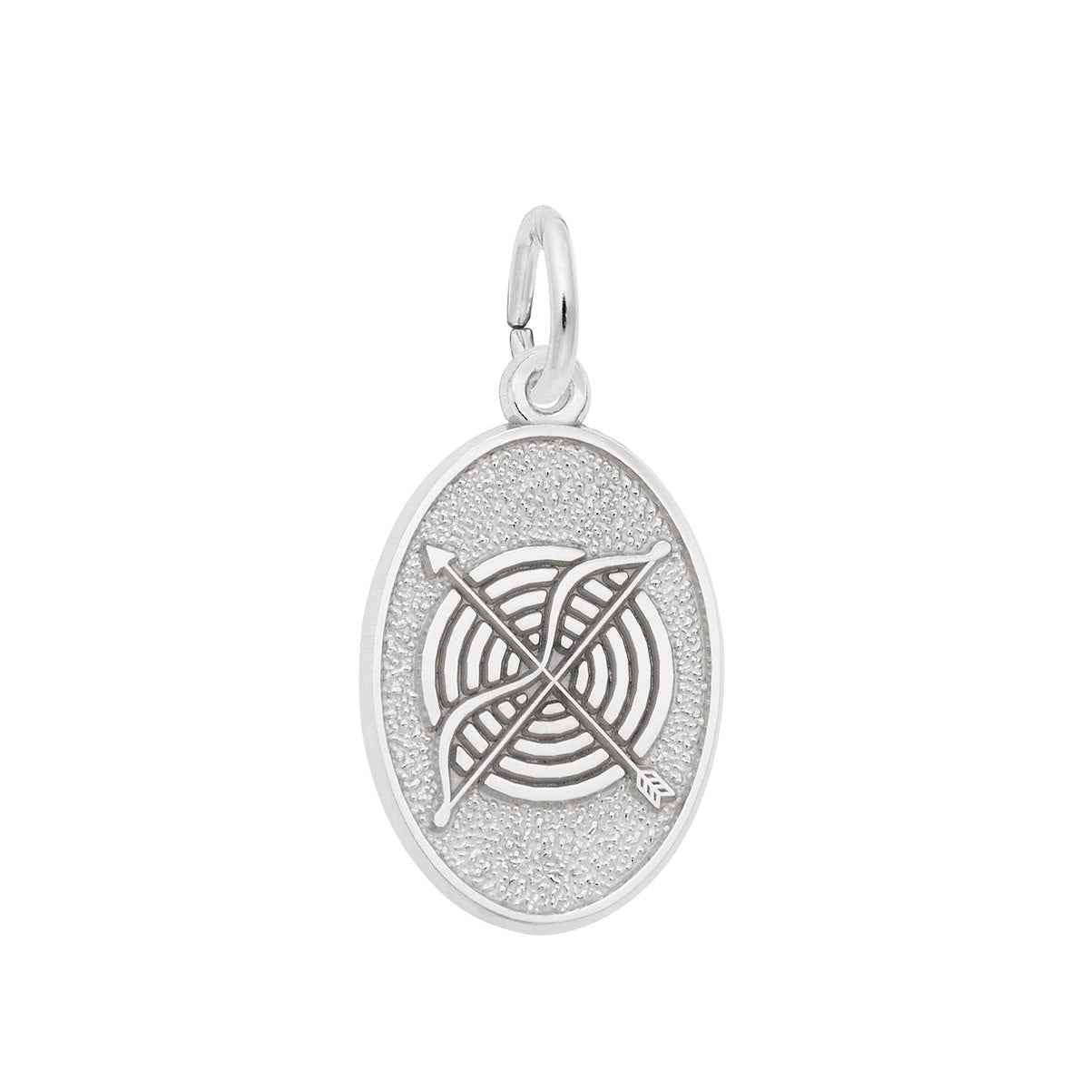 Archery Charm in Sterling Silver