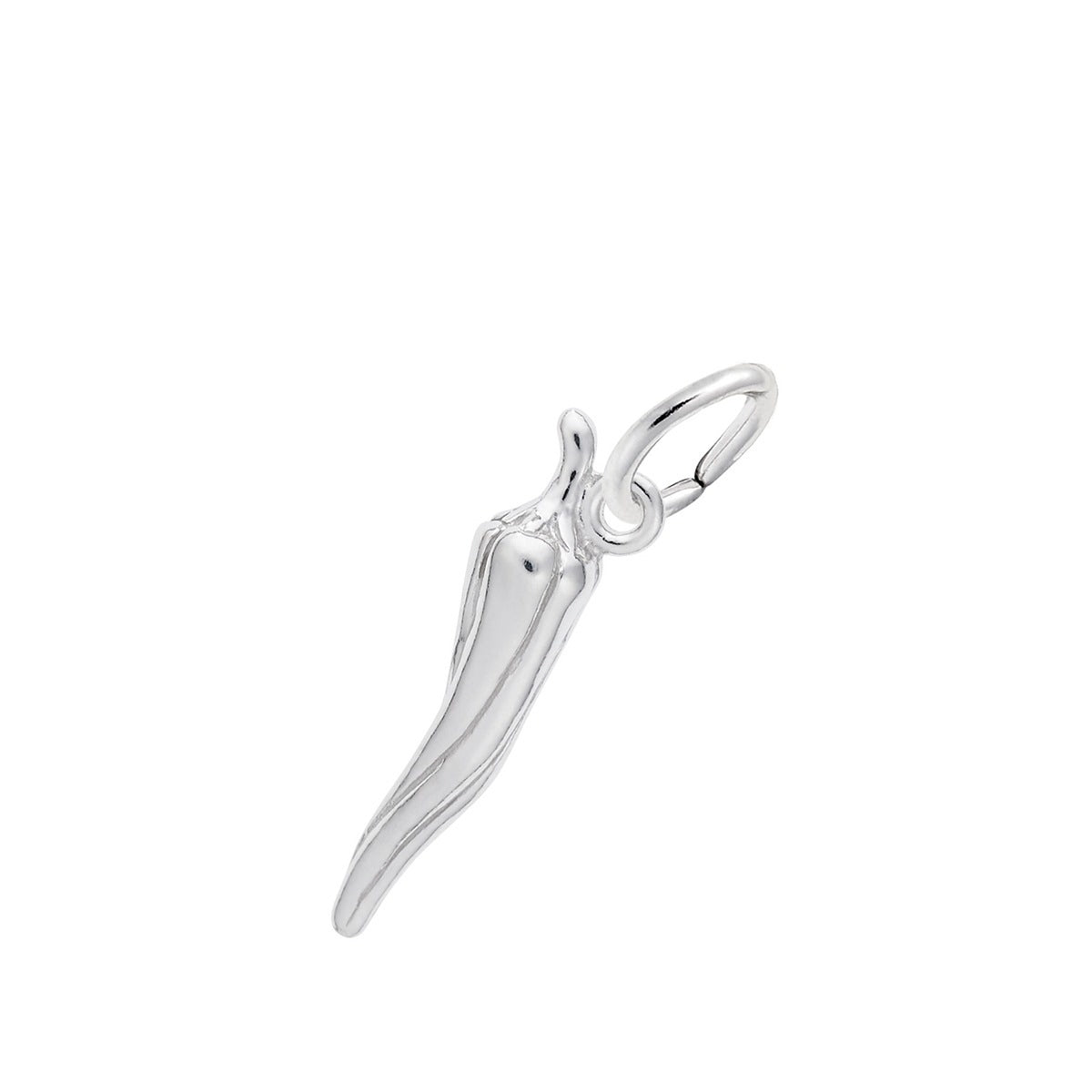 Chili Pepper Charm Sterling Silver