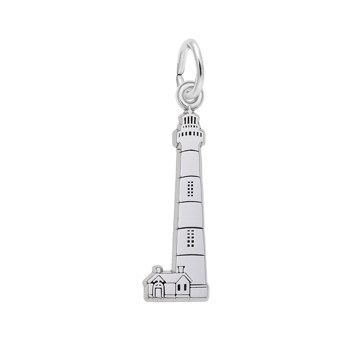 Bodie Island Lighthouse Charm Sterling Silver